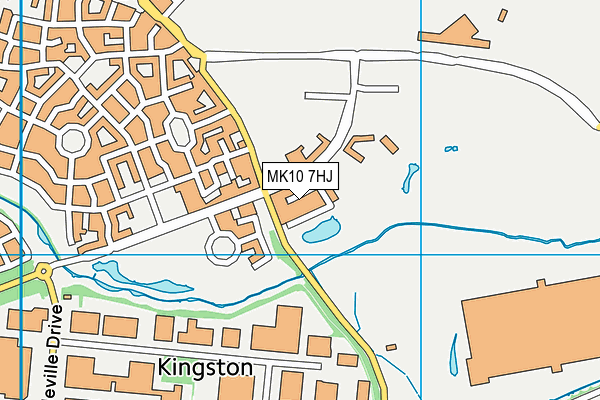 MK10 7HJ map - OS VectorMap District (Ordnance Survey) MK10 7HJ map - OS VectorMap District (Ordnance Survey)