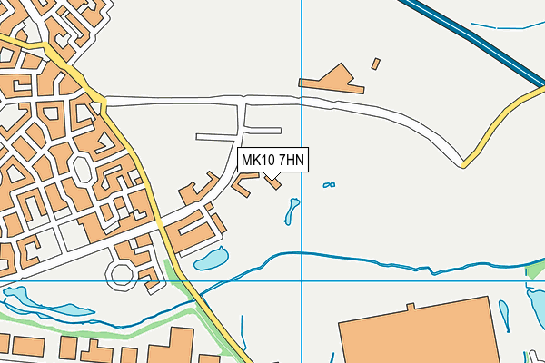 MK10 7HN map - OS VectorMap District (Ordnance Survey) MK10 7HN map - OS VectorMap District (Ordnance Survey)