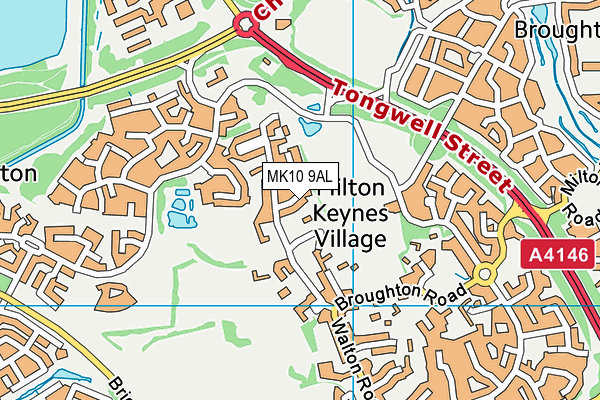 MK10 9AL map - OS VectorMap District (Ordnance Survey) MK10 9AL map - OS VectorMap District (Ordnance Survey)