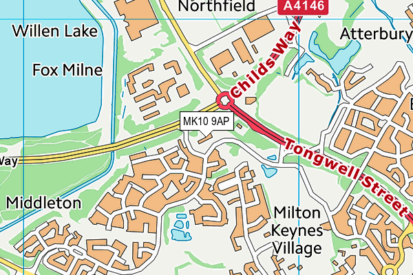 MK10 9AP map - OS VectorMap District (Ordnance Survey) MK10 9AP map - OS VectorMap District (Ordnance Survey)