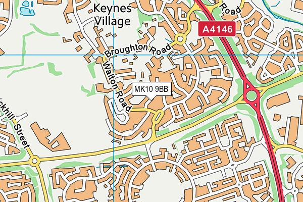 MK10 9BB map - OS VectorMap District (Ordnance Survey) MK10 9BB map - OS VectorMap District (Ordnance Survey)