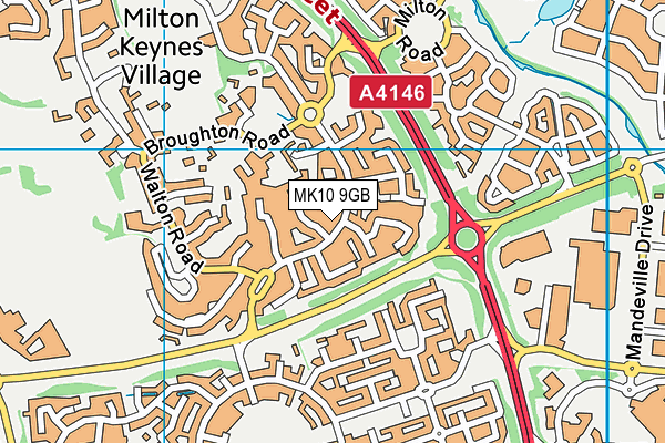 MK10 9GB map - OS VectorMap District (Ordnance Survey) MK10 9GB map - OS VectorMap District (Ordnance Survey)