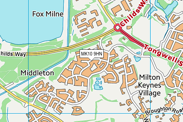 MK10 9HN map - OS VectorMap District (Ordnance Survey) MK10 9HN map - OS VectorMap District (Ordnance Survey)