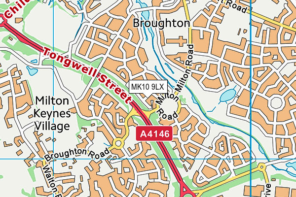 MK10 9LX map - OS VectorMap District (Ordnance Survey) MK10 9LX map - OS VectorMap District (Ordnance Survey)