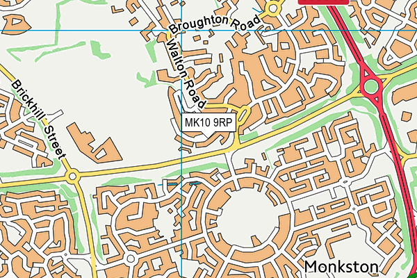MK10 9RP map - OS VectorMap District (Ordnance Survey) MK10 9RP map - OS VectorMap District (Ordnance Survey)