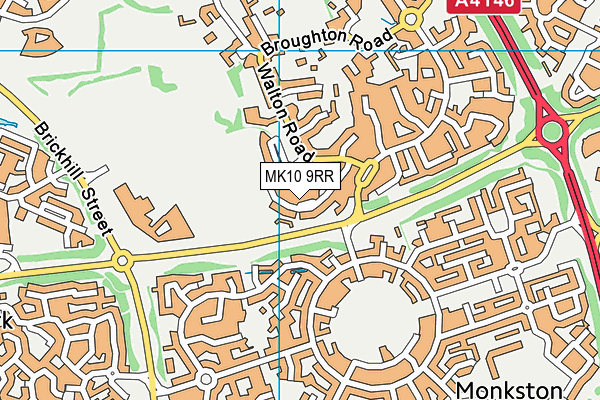 MK10 9RR map - OS VectorMap District (Ordnance Survey) MK10 9RR map - OS VectorMap District (Ordnance Survey)