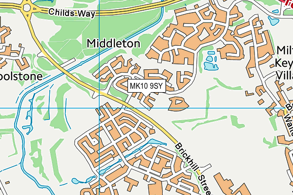 MK10 9SY map - OS VectorMap District (Ordnance Survey) MK10 9SY map - OS VectorMap District (Ordnance Survey)