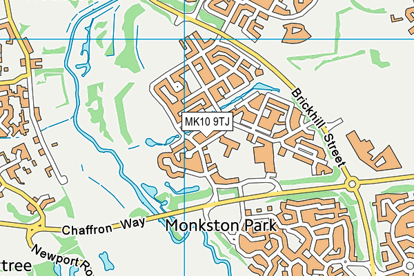 MK10 9TJ map - OS VectorMap District (Ordnance Survey) MK10 9TJ map - OS VectorMap District (Ordnance Survey)