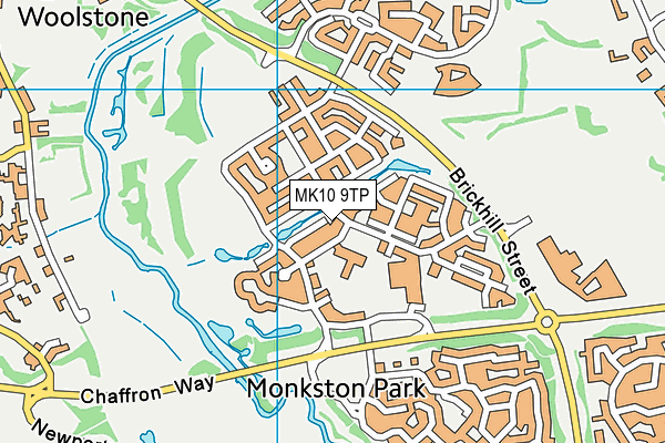 MK10 9TP map - OS VectorMap District (Ordnance Survey) MK10 9TP map - OS VectorMap District (Ordnance Survey)