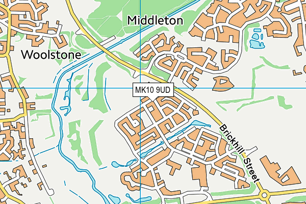 MK10 9UD map - OS VectorMap District (Ordnance Survey) MK10 9UD map - OS VectorMap District (Ordnance Survey)