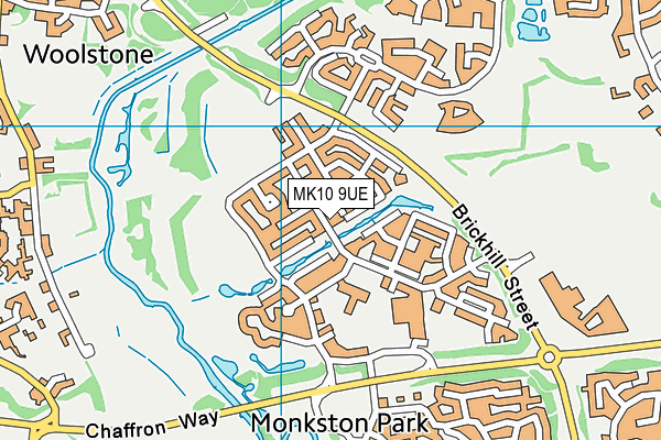 MK10 9UE map - OS VectorMap District (Ordnance Survey) MK10 9UE map - OS VectorMap District (Ordnance Survey)