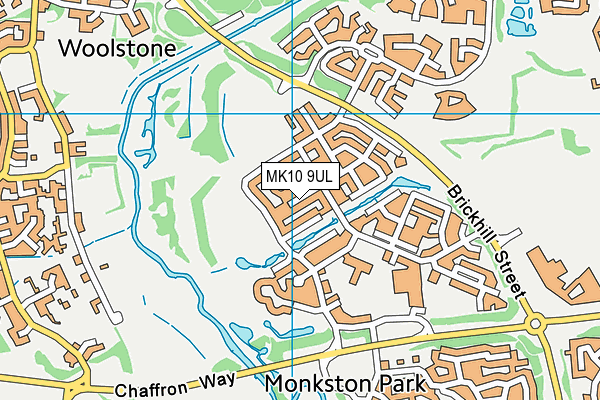 MK10 9UL map - OS VectorMap District (Ordnance Survey) MK10 9UL map - OS VectorMap District (Ordnance Survey)