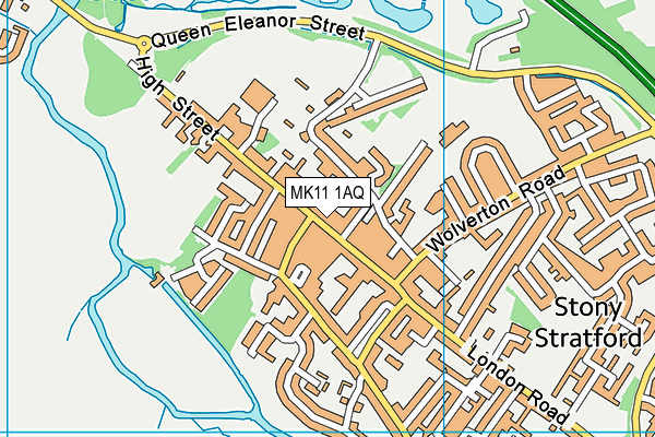 MK11 1AQ map - OS VectorMap District (Ordnance Survey) MK11 1AQ map - OS VectorMap District (Ordnance Survey)