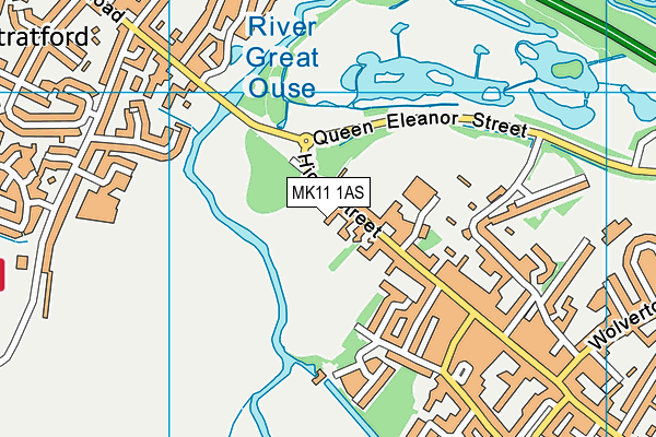 MK11 1AS map - OS VectorMap District (Ordnance Survey) MK11 1AS map - OS VectorMap District (Ordnance Survey)