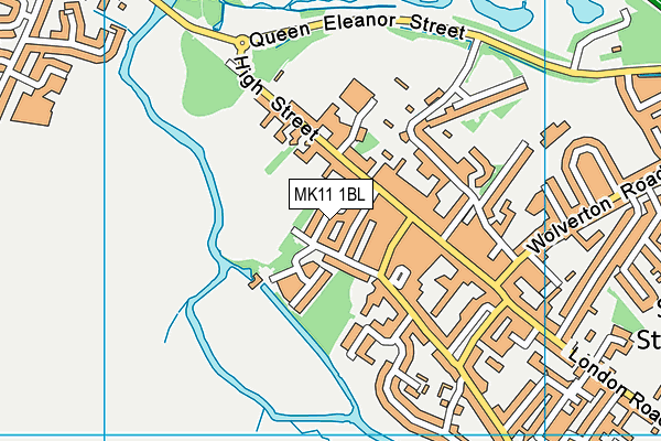 MK11 1BL map - OS VectorMap District (Ordnance Survey) MK11 1BL map - OS VectorMap District (Ordnance Survey)