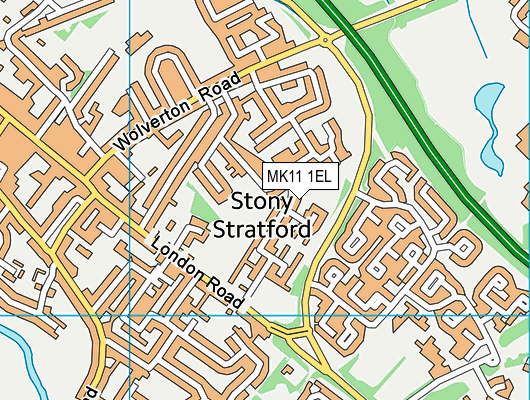 MK11 1EL map - OS VectorMap District (Ordnance Survey) MK11 1EL map - OS VectorMap District (Ordnance Survey)
