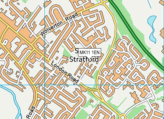 MK11 1EN map - OS VectorMap District (Ordnance Survey)