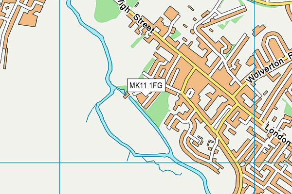 MK11 1FG map - OS VectorMap District (Ordnance Survey) MK11 1FG map - OS VectorMap District (Ordnance Survey)