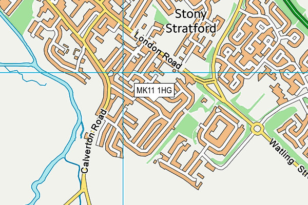 MK11 1HG map - OS VectorMap District (Ordnance Survey) MK11 1HG map - OS VectorMap District (Ordnance Survey)