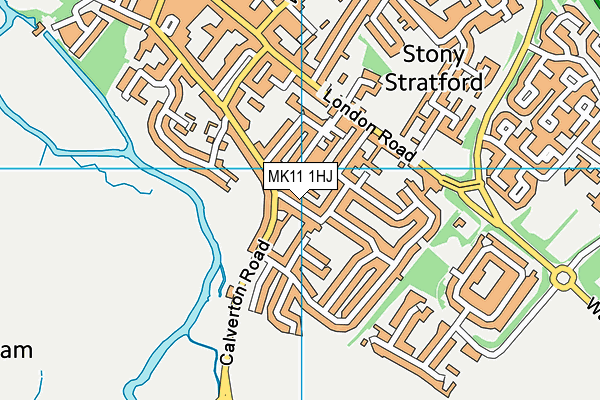 MK11 1HJ map - OS VectorMap District (Ordnance Survey) MK11 1HJ map - OS VectorMap District (Ordnance Survey)