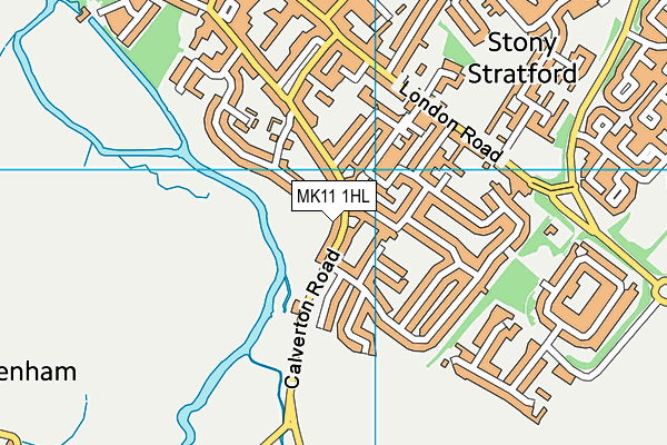 MK11 1HL map - OS VectorMap District (Ordnance Survey) MK11 1HL map - OS VectorMap District (Ordnance Survey)