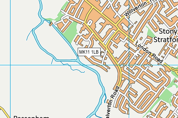 MK11 1LB map - OS VectorMap District (Ordnance Survey) MK11 1LB map - OS VectorMap District (Ordnance Survey)