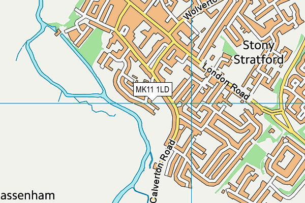 MK11 1LD map - OS VectorMap District (Ordnance Survey) MK11 1LD map - OS VectorMap District (Ordnance Survey)