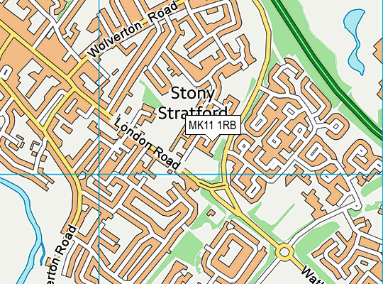 MK11 1RB map - OS VectorMap District (Ordnance Survey) MK11 1RB map - OS VectorMap District (Ordnance Survey)