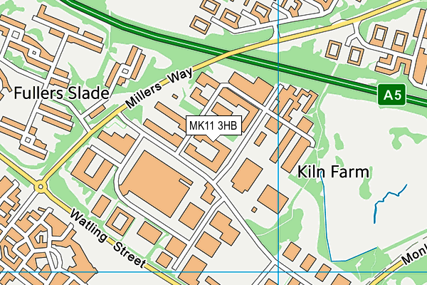 MK11 3HB map - OS VectorMap District (Ordnance Survey) MK11 3HB map - OS VectorMap District (Ordnance Survey)