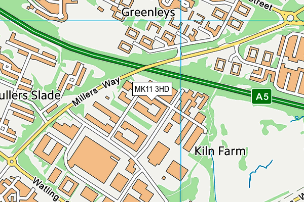 MK11 3HD map - OS VectorMap District (Ordnance Survey) MK11 3HD map - OS VectorMap District (Ordnance Survey)