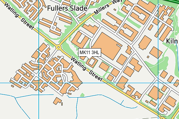 MK11 3HL map - OS VectorMap District (Ordnance Survey) MK11 3HL map - OS VectorMap District (Ordnance Survey)