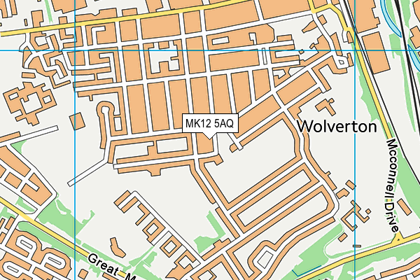 MK12 5AQ map - OS VectorMap District (Ordnance Survey) MK12 5AQ map - OS VectorMap District (Ordnance Survey)