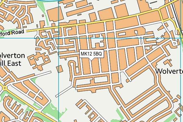 MK12 5BQ map - OS VectorMap District (Ordnance Survey) MK12 5BQ map - OS VectorMap District (Ordnance Survey)