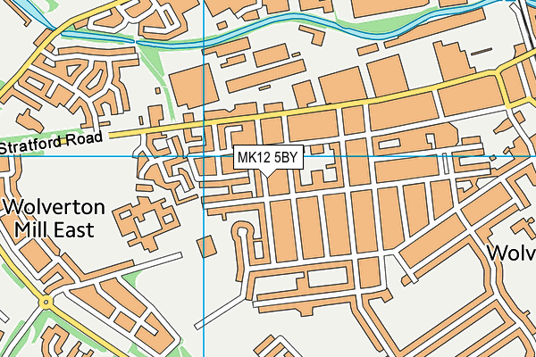 MK12 5BY map - OS VectorMap District (Ordnance Survey) MK12 5BY map - OS VectorMap District (Ordnance Survey)