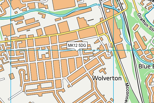 MK12 5DG map - OS VectorMap District (Ordnance Survey) MK12 5DG map - OS VectorMap District (Ordnance Survey)