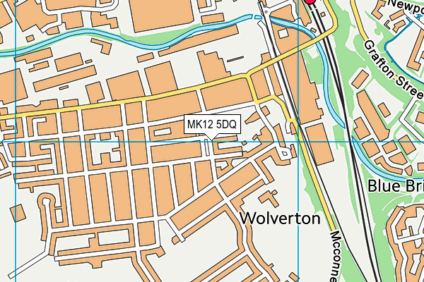 MK12 5DQ map - OS VectorMap District (Ordnance Survey) MK12 5DQ map - OS VectorMap District (Ordnance Survey)