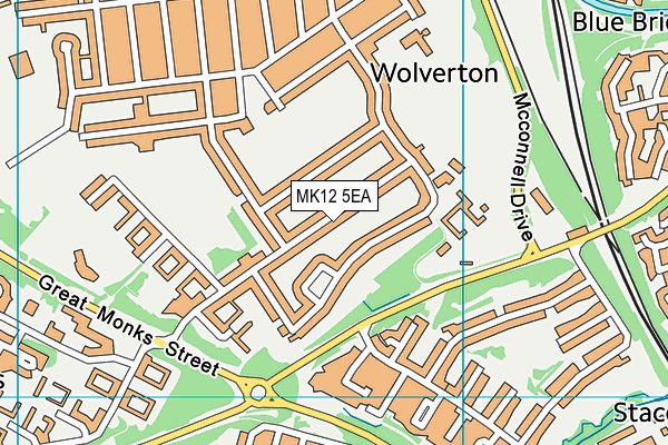 MK12 5EA map - OS VectorMap District (Ordnance Survey) MK12 5EA map - OS VectorMap District (Ordnance Survey)