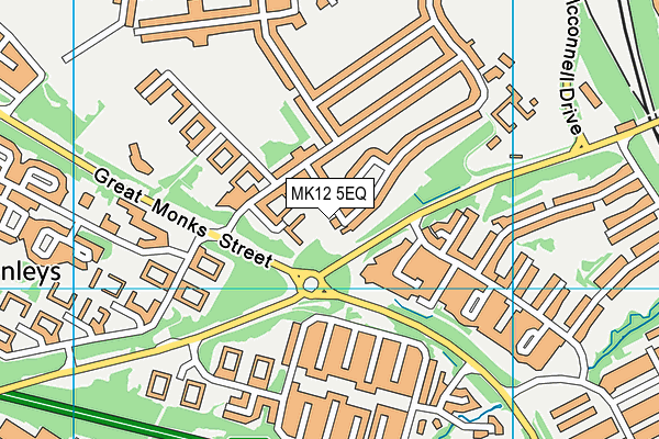 MK12 5EQ map - OS VectorMap District (Ordnance Survey) MK12 5EQ map - OS VectorMap District (Ordnance Survey)