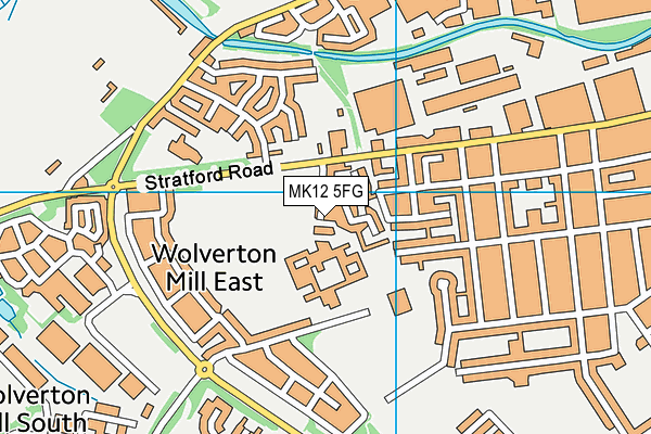 MK12 5FG map - OS VectorMap District (Ordnance Survey) MK12 5FG map - OS VectorMap District (Ordnance Survey)