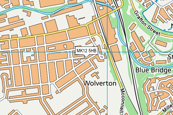 MK12 5HB map - OS VectorMap District (Ordnance Survey) MK12 5HB map - OS VectorMap District (Ordnance Survey)