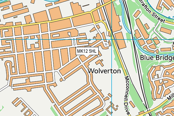 MK12 5HL map - OS VectorMap District (Ordnance Survey) MK12 5HL map - OS VectorMap District (Ordnance Survey)