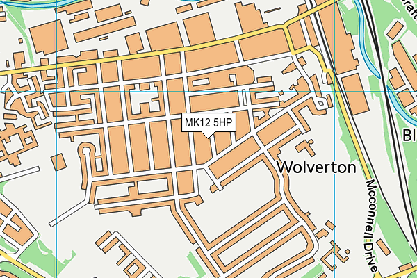 MK12 5HP map - OS VectorMap District (Ordnance Survey) MK12 5HP map - OS VectorMap District (Ordnance Survey)