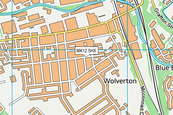 MK12 5HX map - OS VectorMap District (Ordnance Survey) MK12 5HX map - OS VectorMap District (Ordnance Survey)