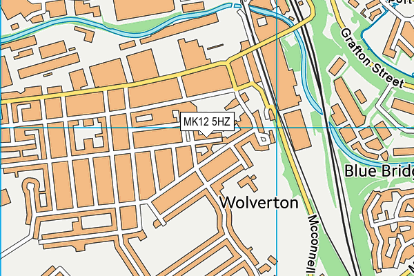 MK12 5HZ map - OS VectorMap District (Ordnance Survey) MK12 5HZ map - OS VectorMap District (Ordnance Survey)