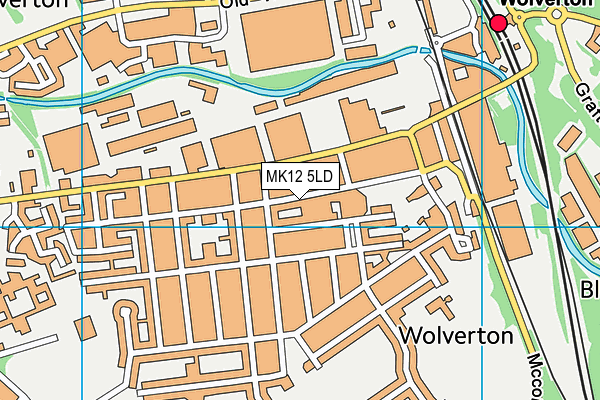 MK12 5LD map - OS VectorMap District (Ordnance Survey) MK12 5LD map - OS VectorMap District (Ordnance Survey)