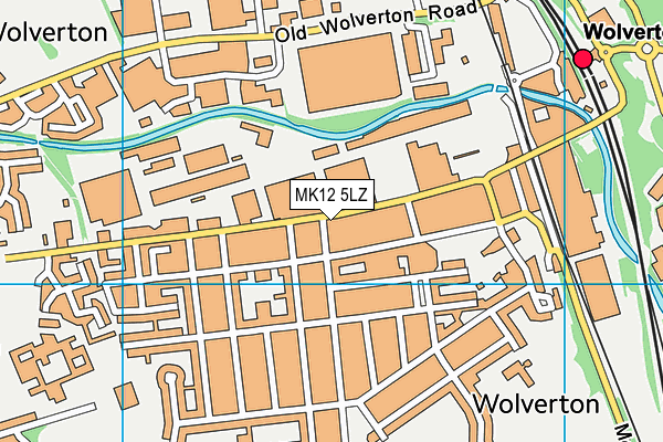 MK12 5LZ map - OS VectorMap District (Ordnance Survey) MK12 5LZ map - OS VectorMap District (Ordnance Survey)