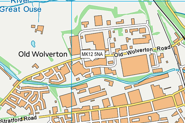 MK12 5NA map - OS VectorMap District (Ordnance Survey) MK12 5NA map - OS VectorMap District (Ordnance Survey)