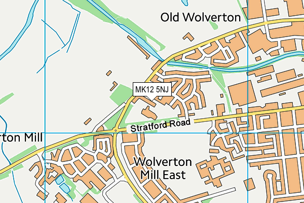 MK12 5NJ map - OS VectorMap District (Ordnance Survey) MK12 5NJ map - OS VectorMap District (Ordnance Survey)