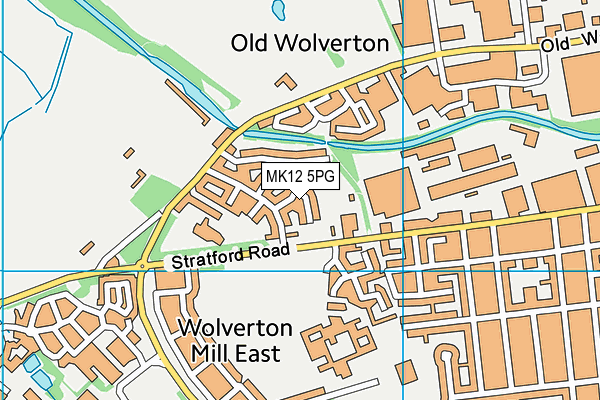 MK12 5PG map - OS VectorMap District (Ordnance Survey) MK12 5PG map - OS VectorMap District (Ordnance Survey)