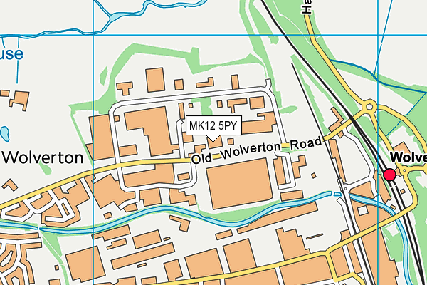 MK12 5PY map - OS VectorMap District (Ordnance Survey) MK12 5PY map - OS VectorMap District (Ordnance Survey)